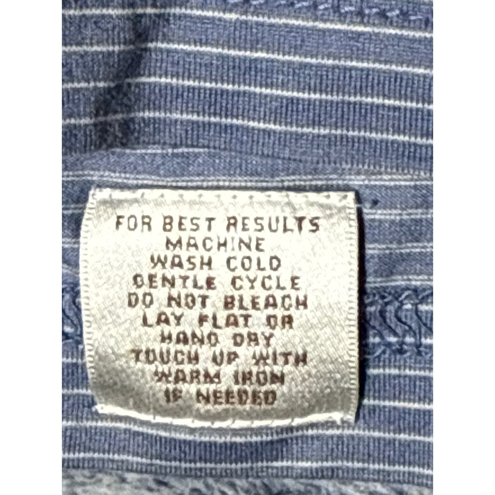 Peter Millar Mens XL Blue Striped 100% Cotton Polo Shirt Crest Logo Short Sleeve - Picture 7 of 16
